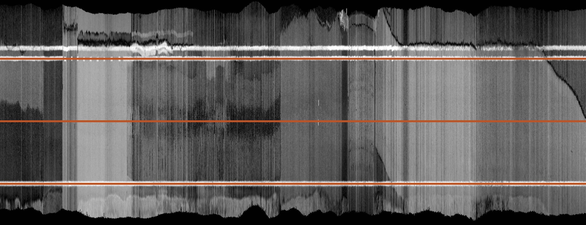 Detecting the lane center and boundaries from LiDAR